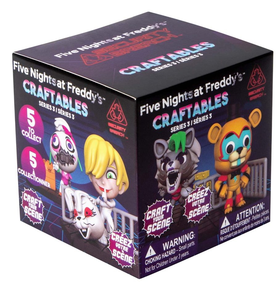Five Nights at Freddy's Security Breach Craftables Series 3 Single Blind Box