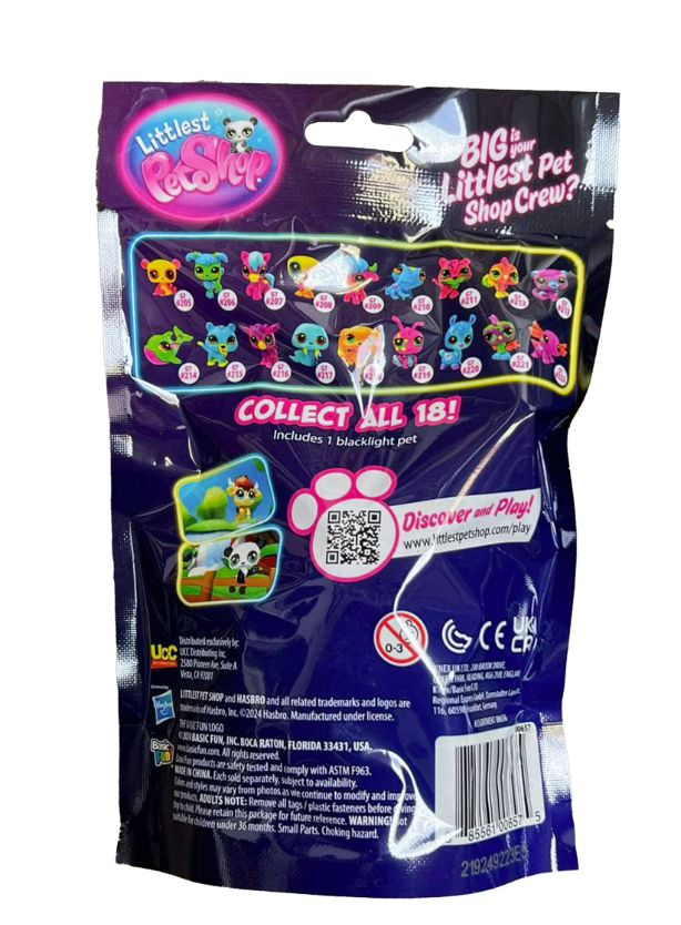 Littlest Pet Shop Blacklight Series 1 Single Blind Bag