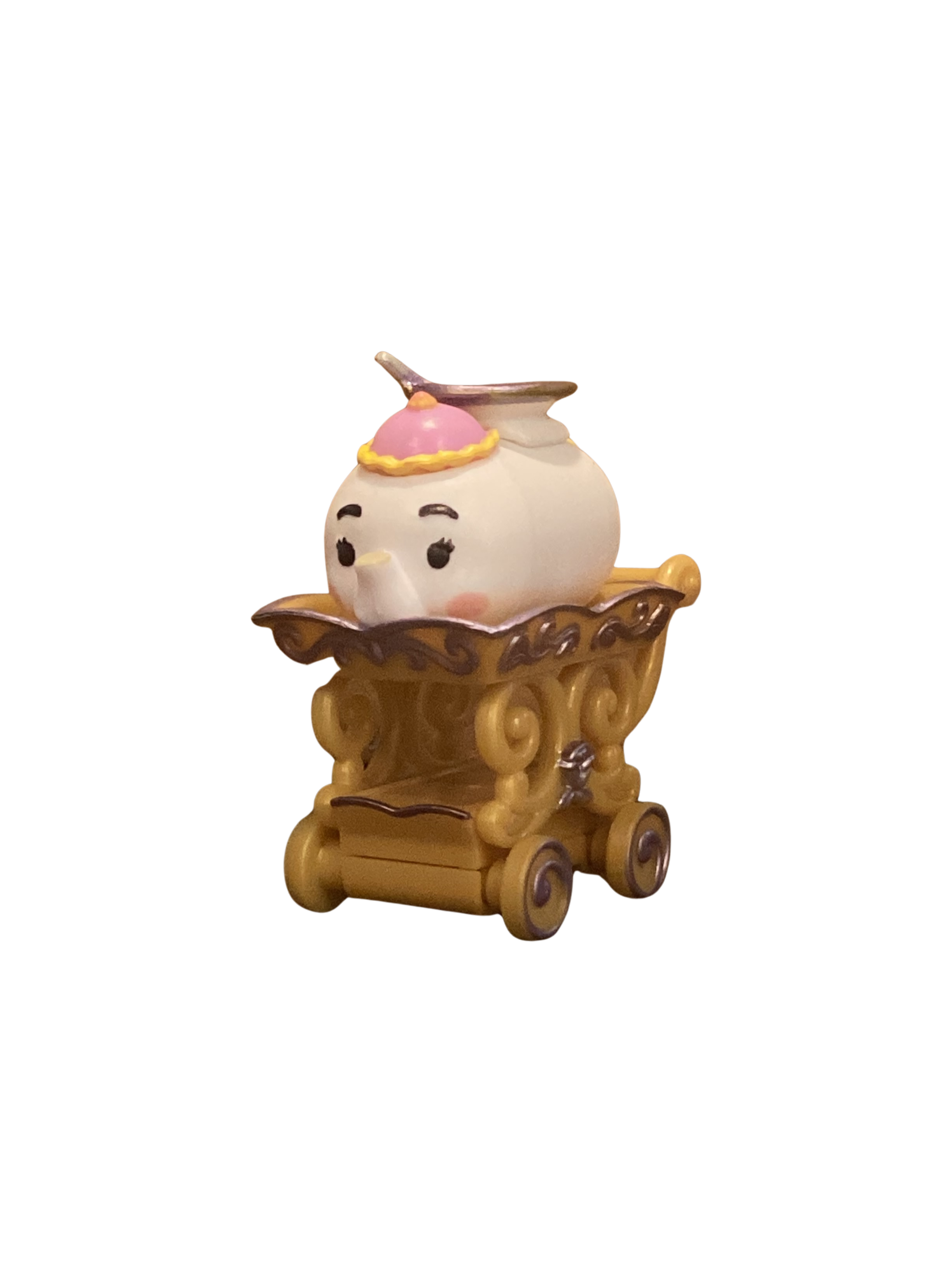 PRE-DRILLED Mrs. Potts with Accessory, Pre-Owned Disney Tsum Tsum