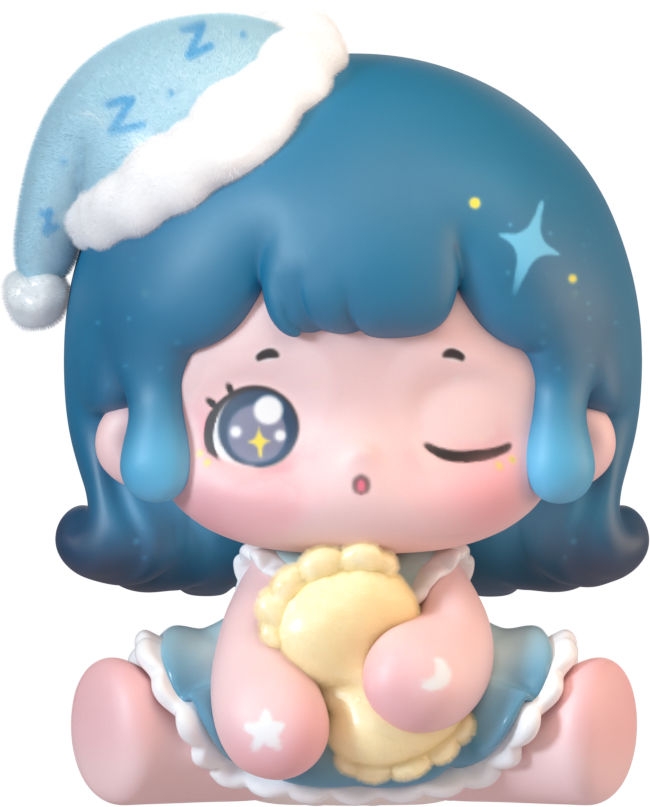 Baobao Fantasy Dreamland Mini Beans Blind Box Cute Pocket Collectible Figures
