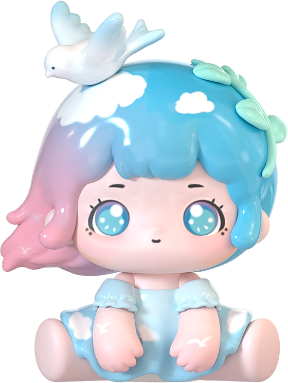 Baobao Fantasy Dreamland Mini Beans Blind Box Cute Pocket Collectible Figures