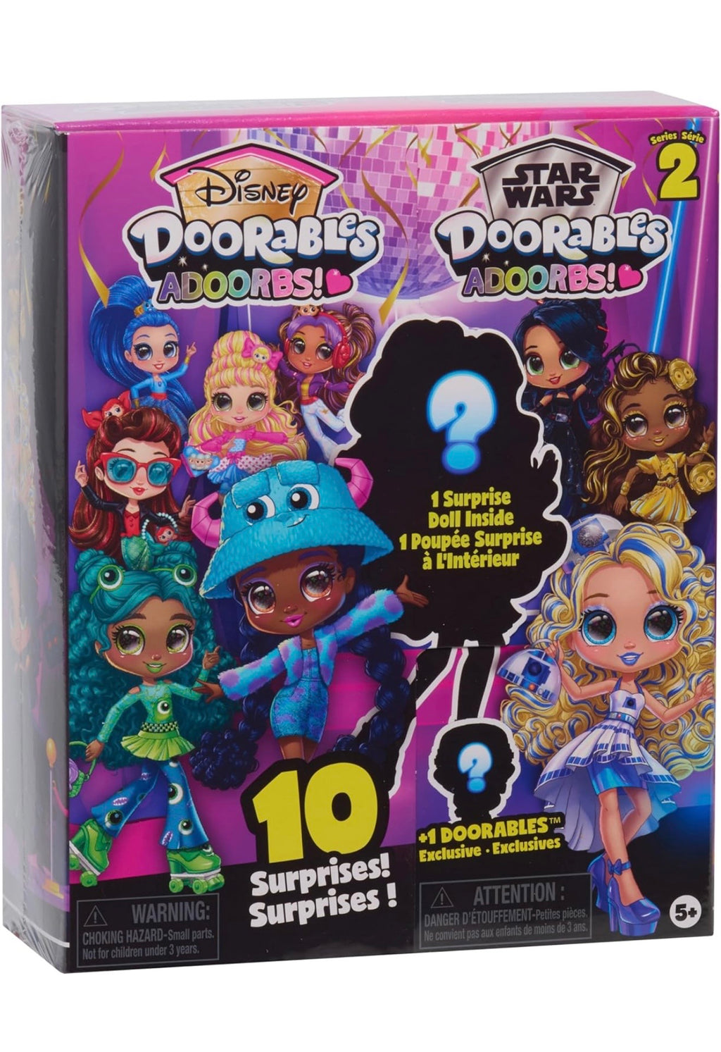 ADOORBS Dolls Series 2, Disney Doorables, Collectible Dolls, Kids Toys for Ages 5 Up, Kids Toys for Ages 5 Up