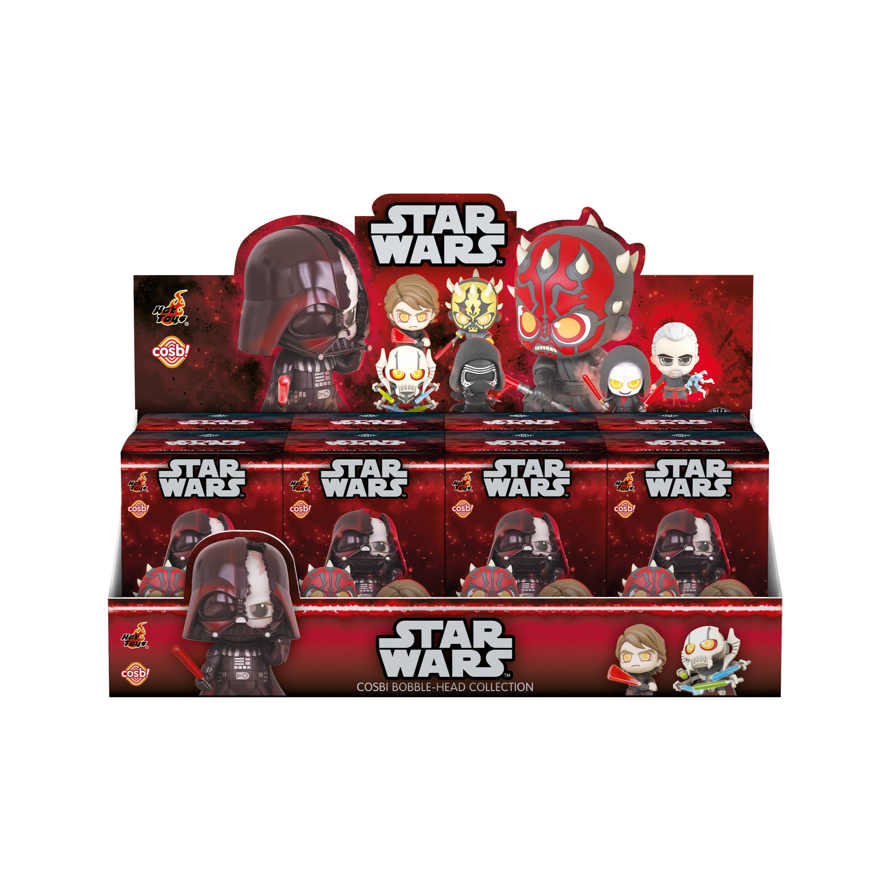YuMe Star Wars Dark Side Cosbi Bobble Head Collectible Mini Figure & Accessories