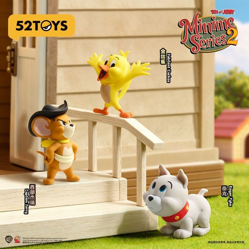 52TOYS Tom and Jerry Minime Series 2 Blind Box – Classic Cartoon Collectible Figures