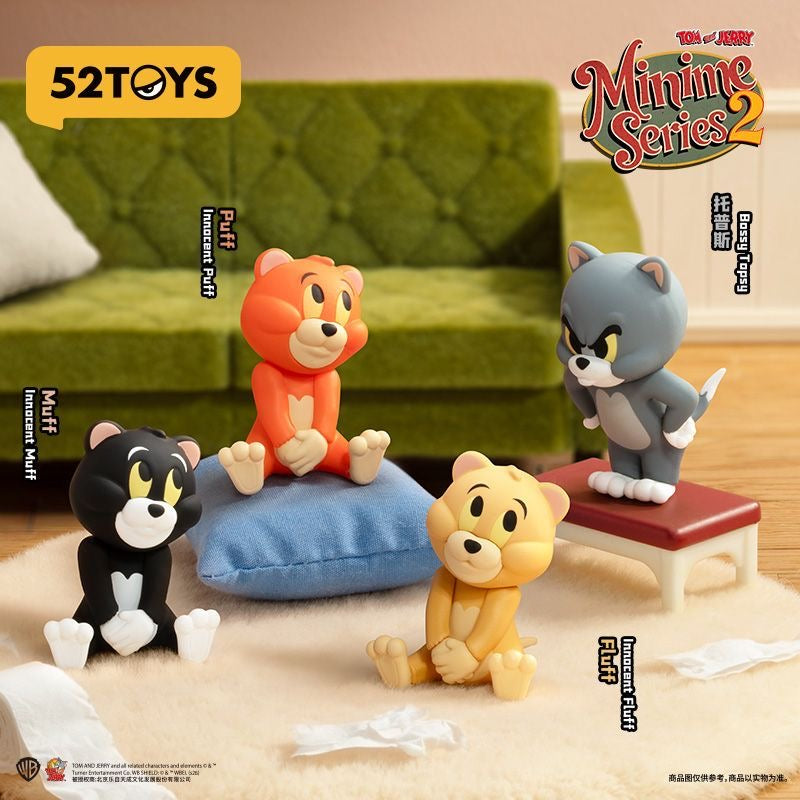 52TOYS Tom and Jerry Minime Series 2 Blind Box – Classic Cartoon Collectible Figures