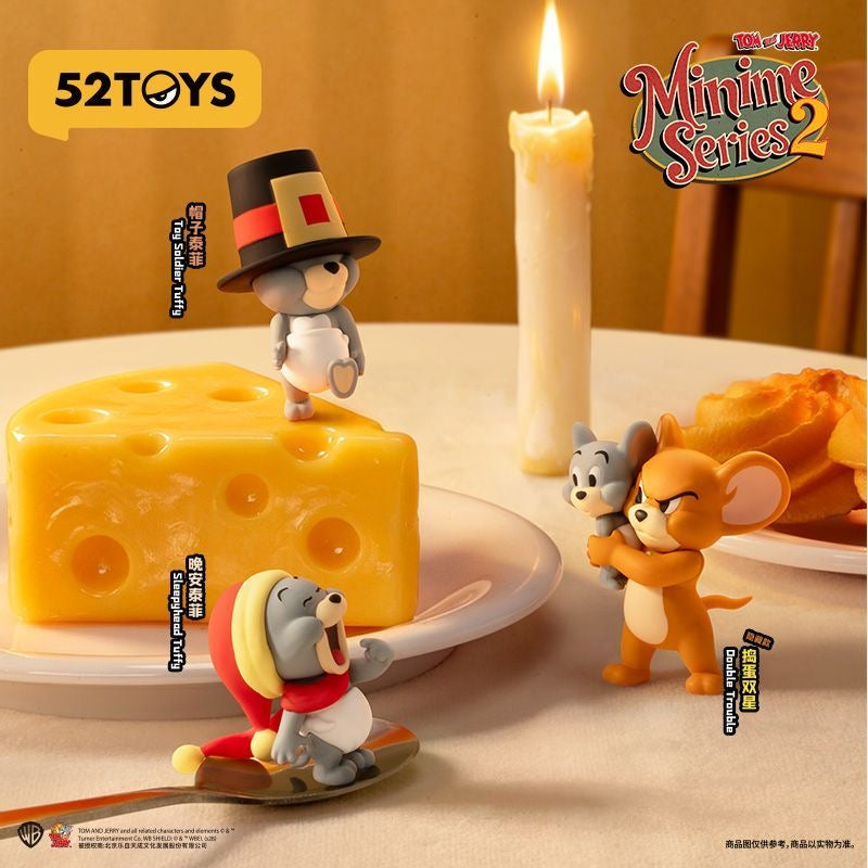 52TOYS Tom and Jerry Minime Series 2 Blind Box – Classic Cartoon Collectible Figures
