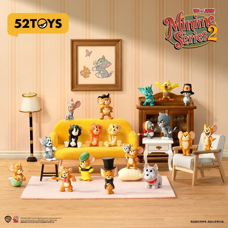 52TOYS Tom and Jerry Minime Series 2 Blind Box – Classic Cartoon Collectible Figures