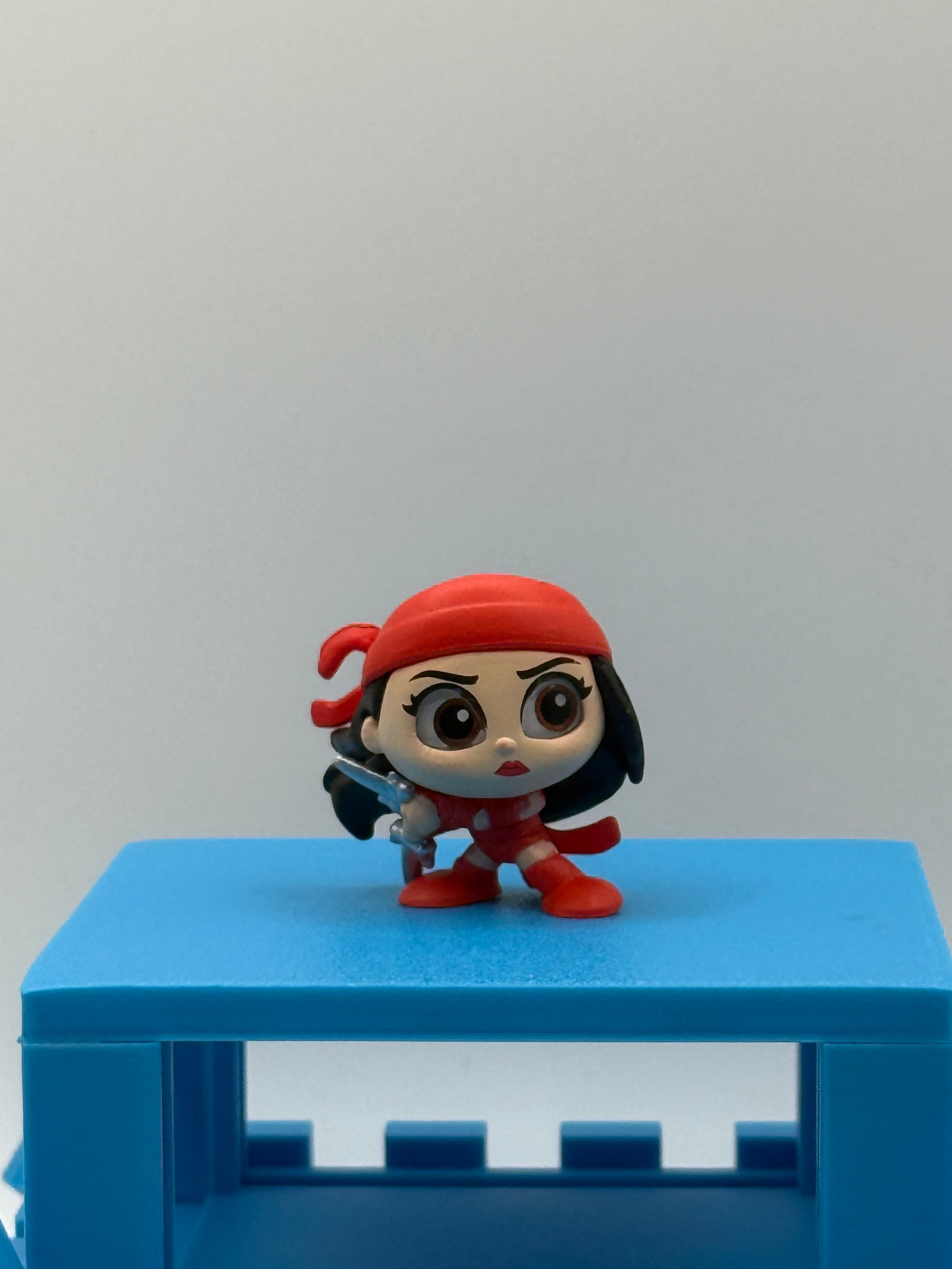 Elektra, Pre-Owned Marvel Doorables, Series 3