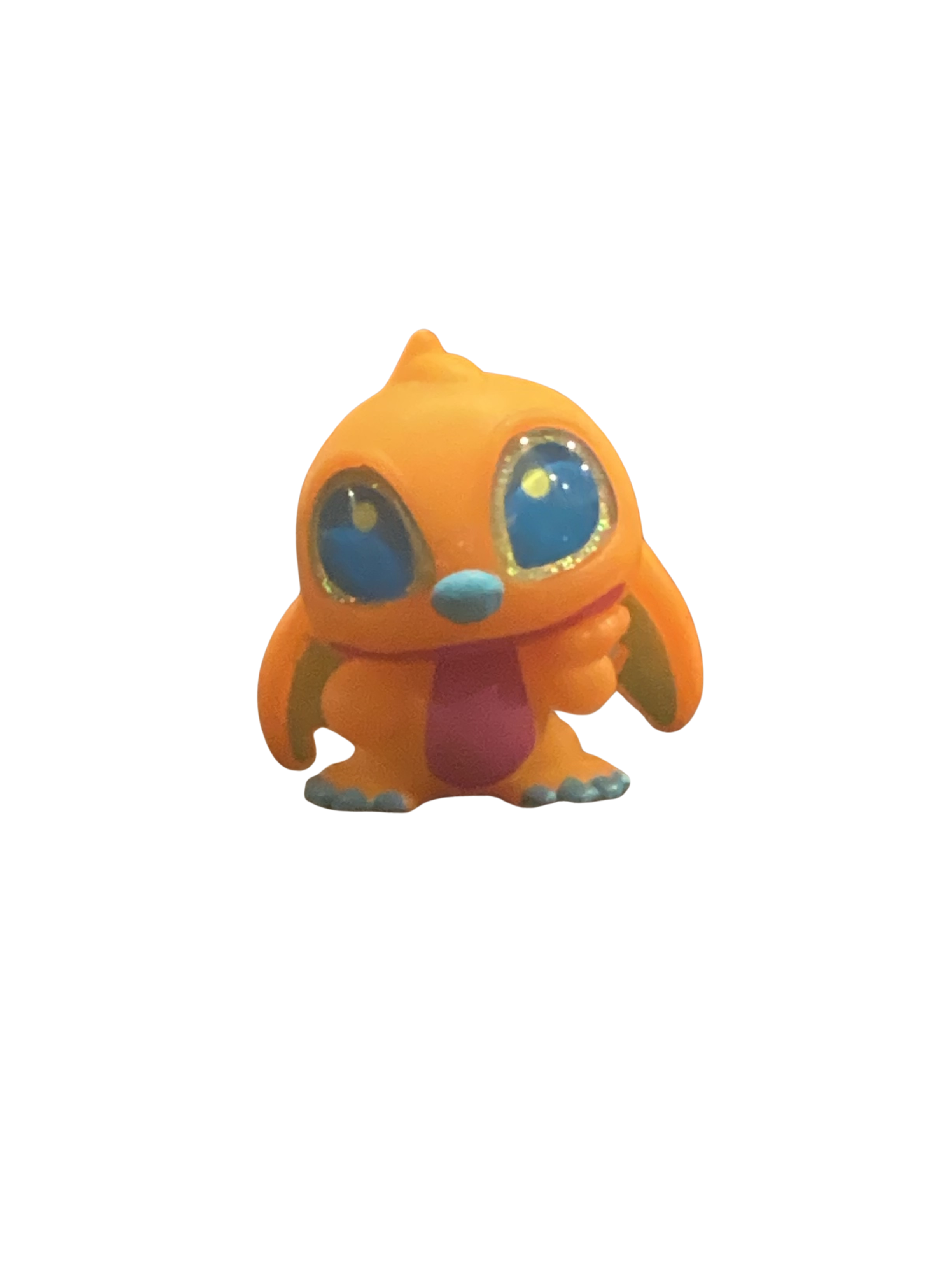 Stitch (Orange), Pre-Owned Disney Doorables, Neon Glow