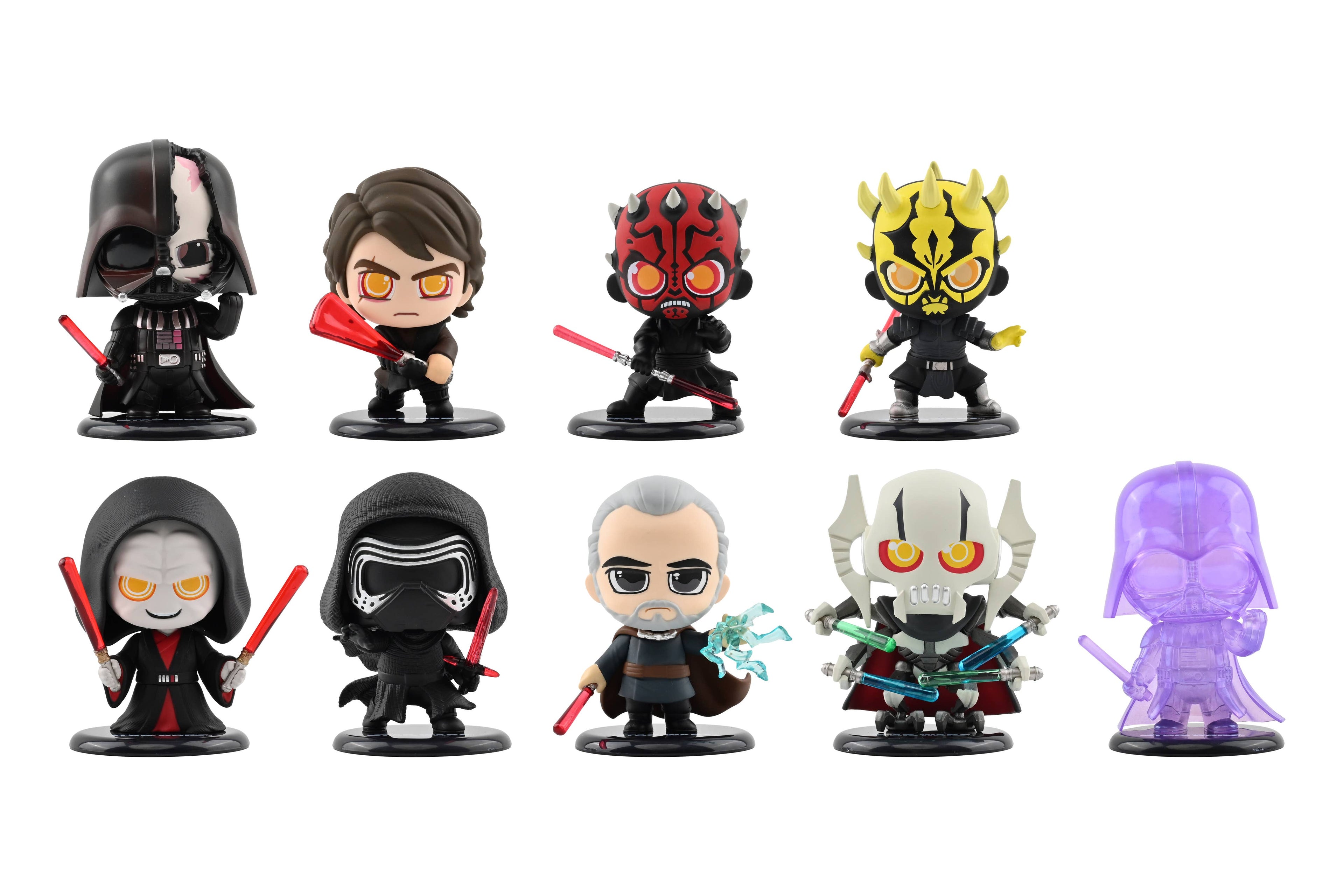 YuMe Star Wars Dark Side Cosbi Bobble Head Collectible Mini Figure & Accessories