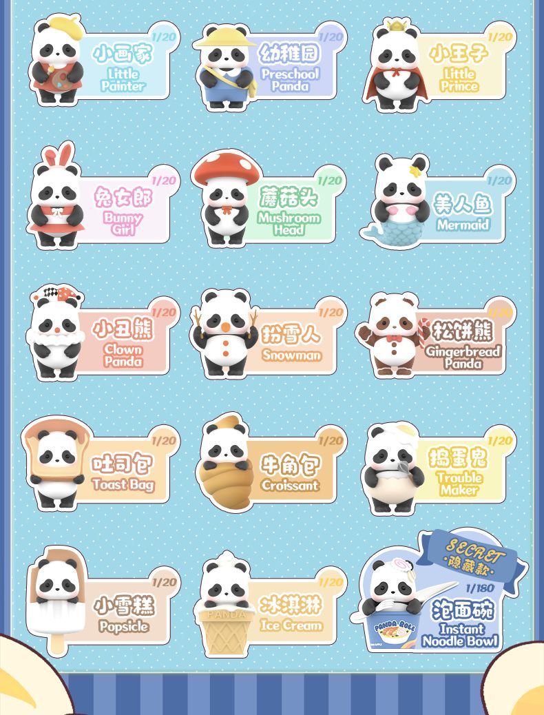 52TOYS Panda Roll MINIME Dress-Up Series Mini Figure Blind Box