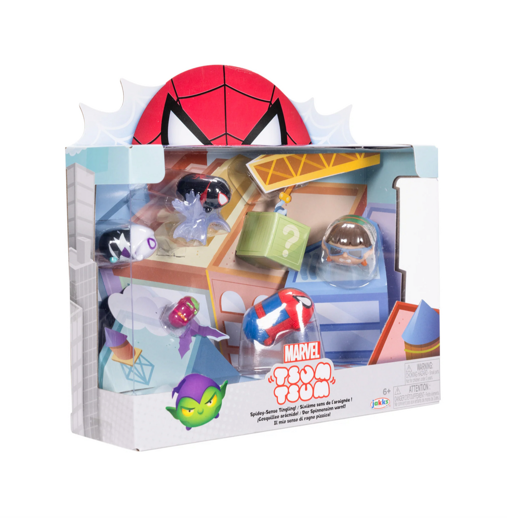 Marvel Tsum Tsums Spider-Man Deluxe Theme Set