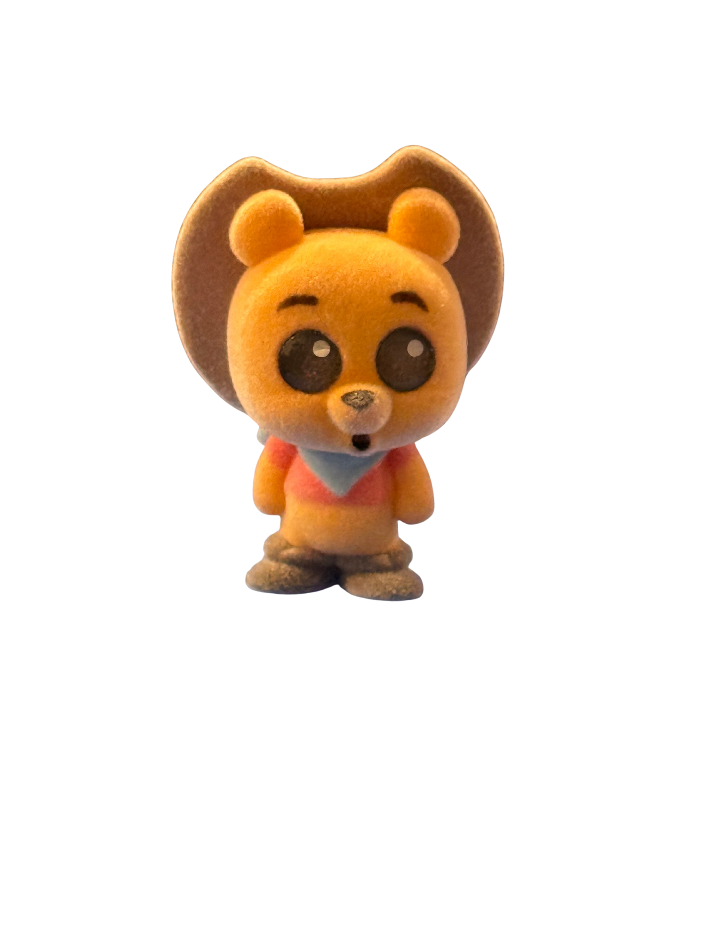 Cowboy Pooh, Pre-Owned Disney Doorables, Flocked Winnie the Pooh Series