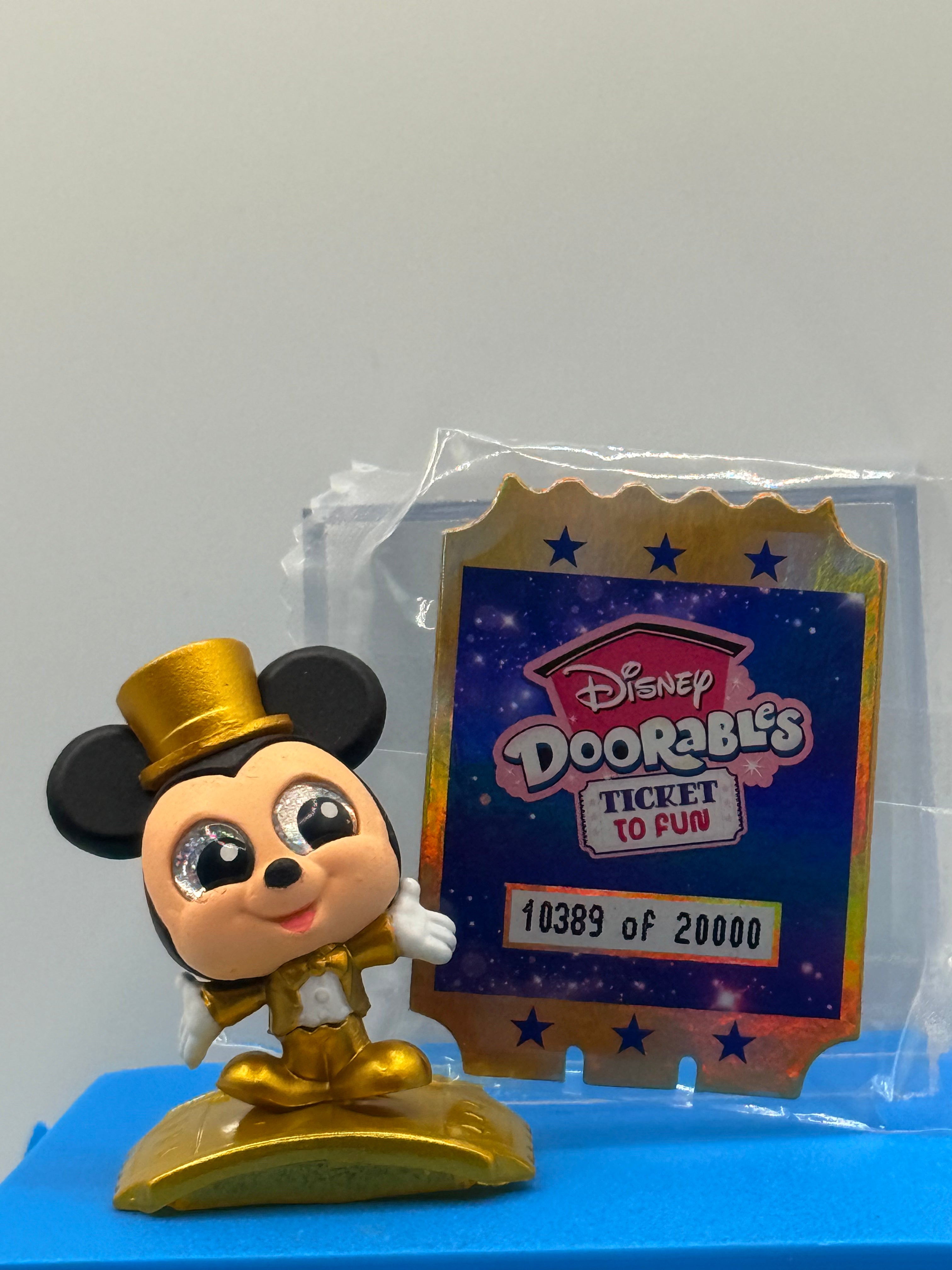 Mickey Mouse Limited Edition 10389/20,000, Pre-Owned Disney Doorables, Ticket to Fun