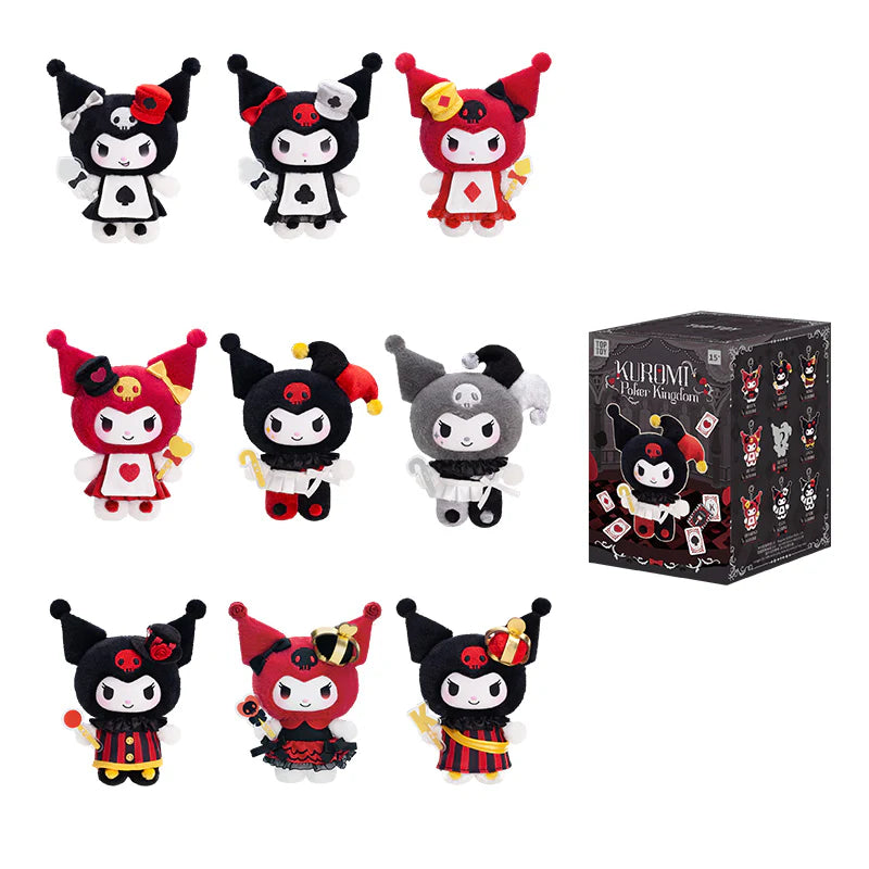 TOP TOY KUROMI Poker Kingdom Series Plush Pendant Blind Box