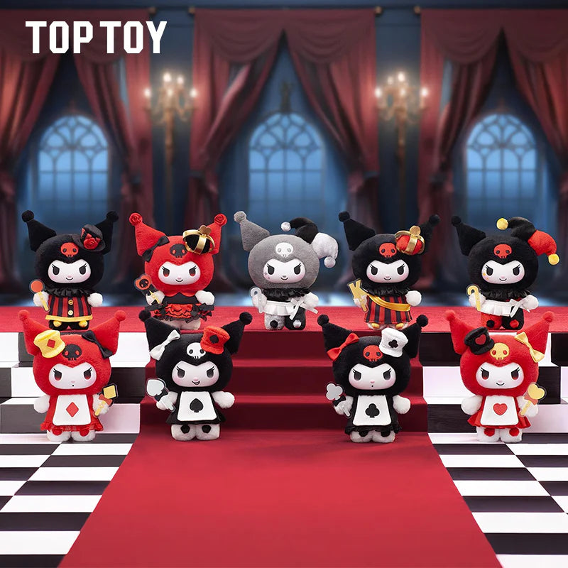 TOP TOY KUROMI Poker Kingdom Series Plush Pendant Blind Box