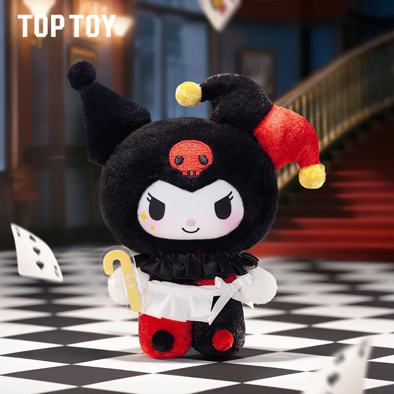 TOP TOY KUROMI Poker Kingdom Series Plush Pendant Blind Box