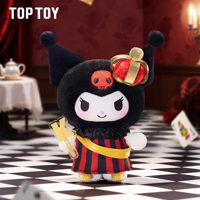 TOP TOY KUROMI Poker Kingdom Series Plush Pendant Blind Box