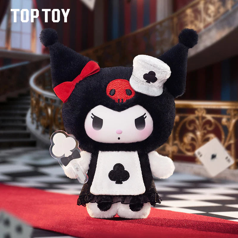 TOP TOY KUROMI Poker Kingdom Series Plush Pendant Blind Box