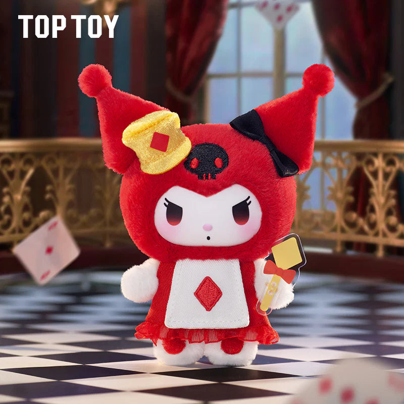 TOP TOY KUROMI Poker Kingdom Series Plush Pendant Blind Box