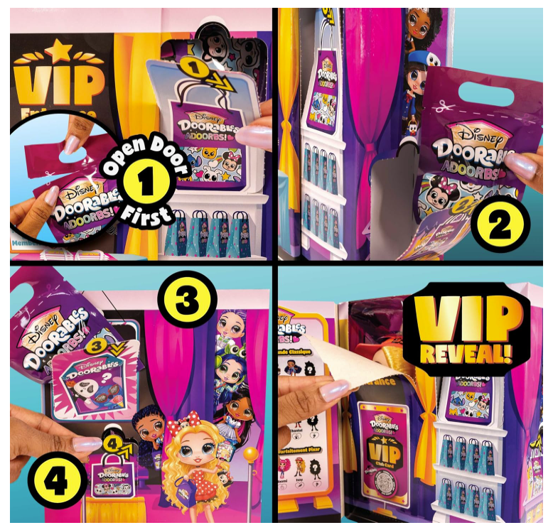 Just Play Disney Doorables ADOORBS Dolls, Collectible Dolls, Kids Toys for Ages 5 Up, Kids Toys for Ages 5 Up