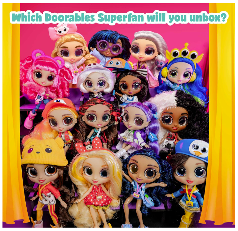 Just Play Disney Doorables ADOORBS Dolls, Collectible Dolls, Kids Toys for Ages 5 Up, Kids Toys for Ages 5 Up