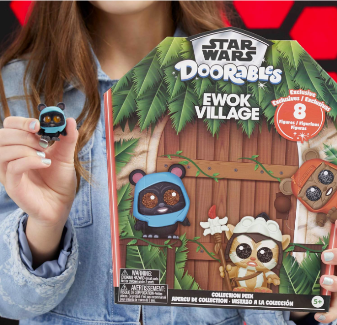 Star Wars Doorables Ewok Village Collection Peek