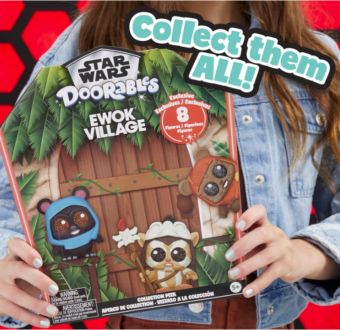 Star Wars Doorables Ewok Village Collection Peek