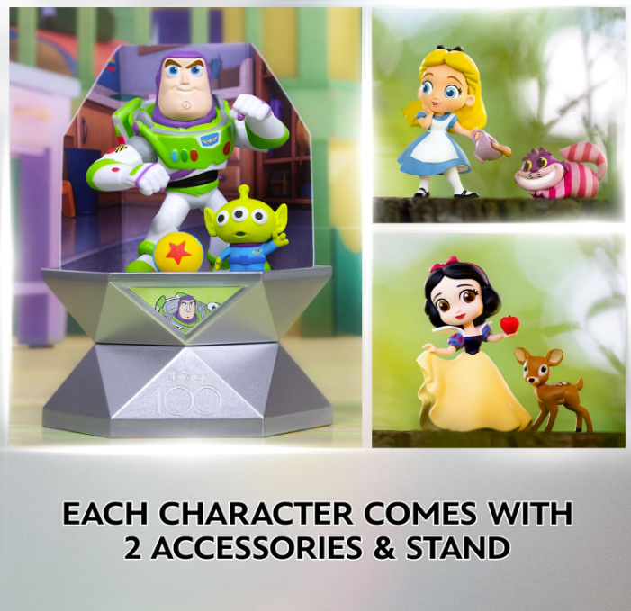 Disney 100 Surprise Mystery Capsules Blind Box with Pixar and Disney Characters Vinyl Figurines - Series 1