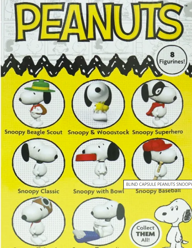 Peanuts Snoopy Blind Capsules