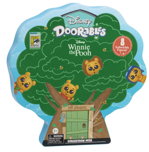 Disney Doorables Flocked Winnie the Pooh Collection Peek
