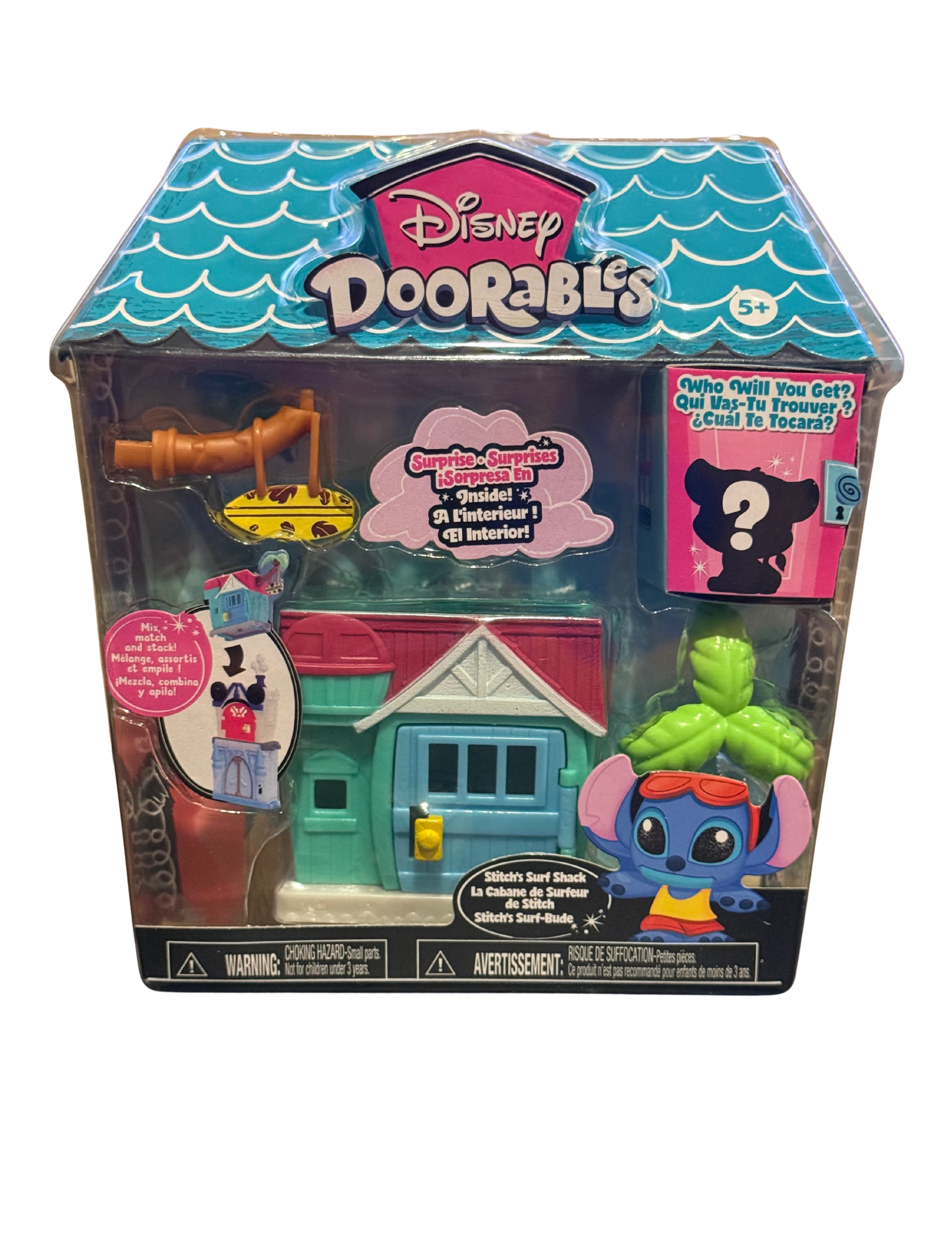Stitch's Surf Shack Playset, Doorables, Sealed