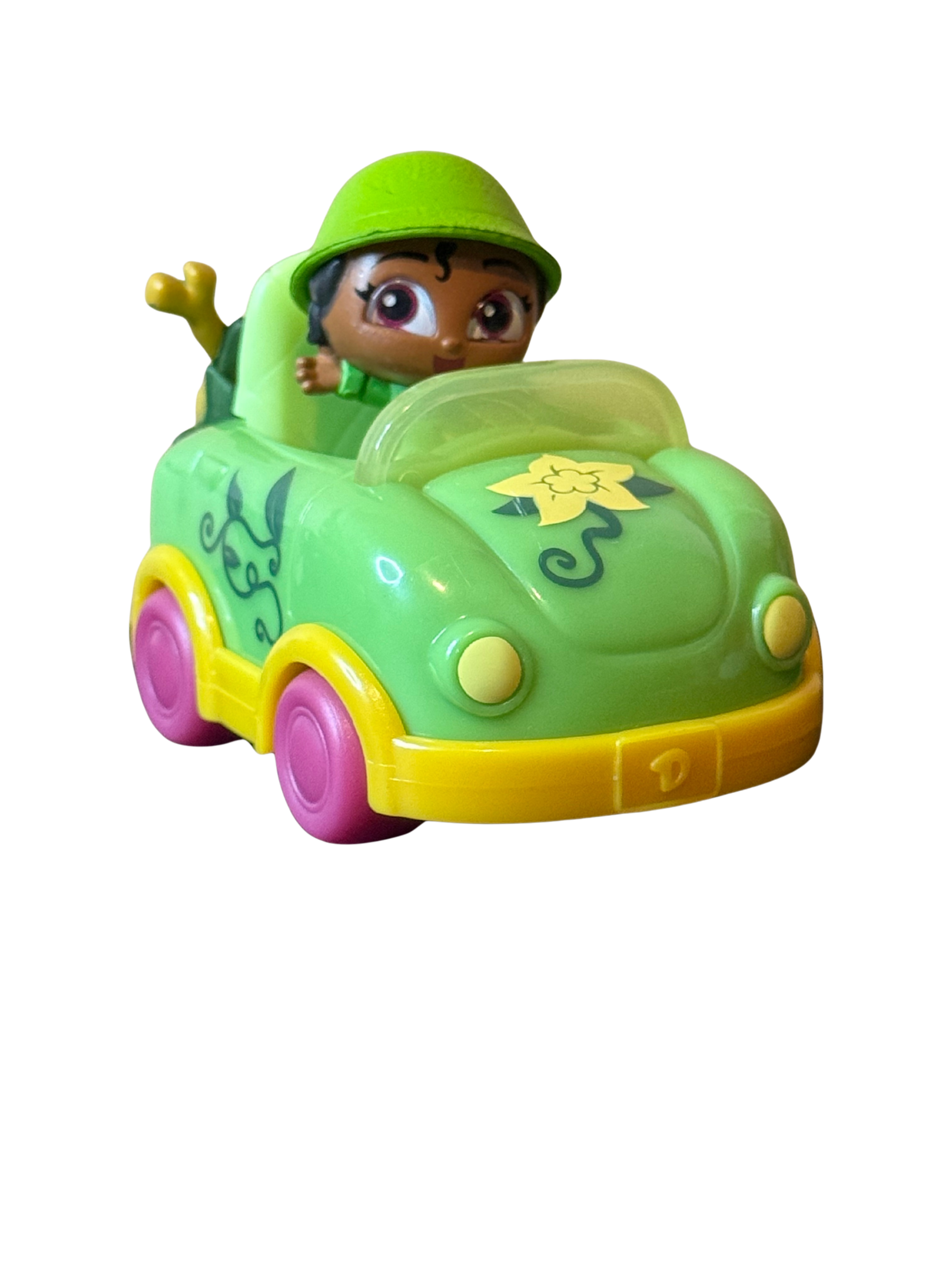 Tiana & Car, Pre-Owned Disney Doorables, Let's Go Vehicles