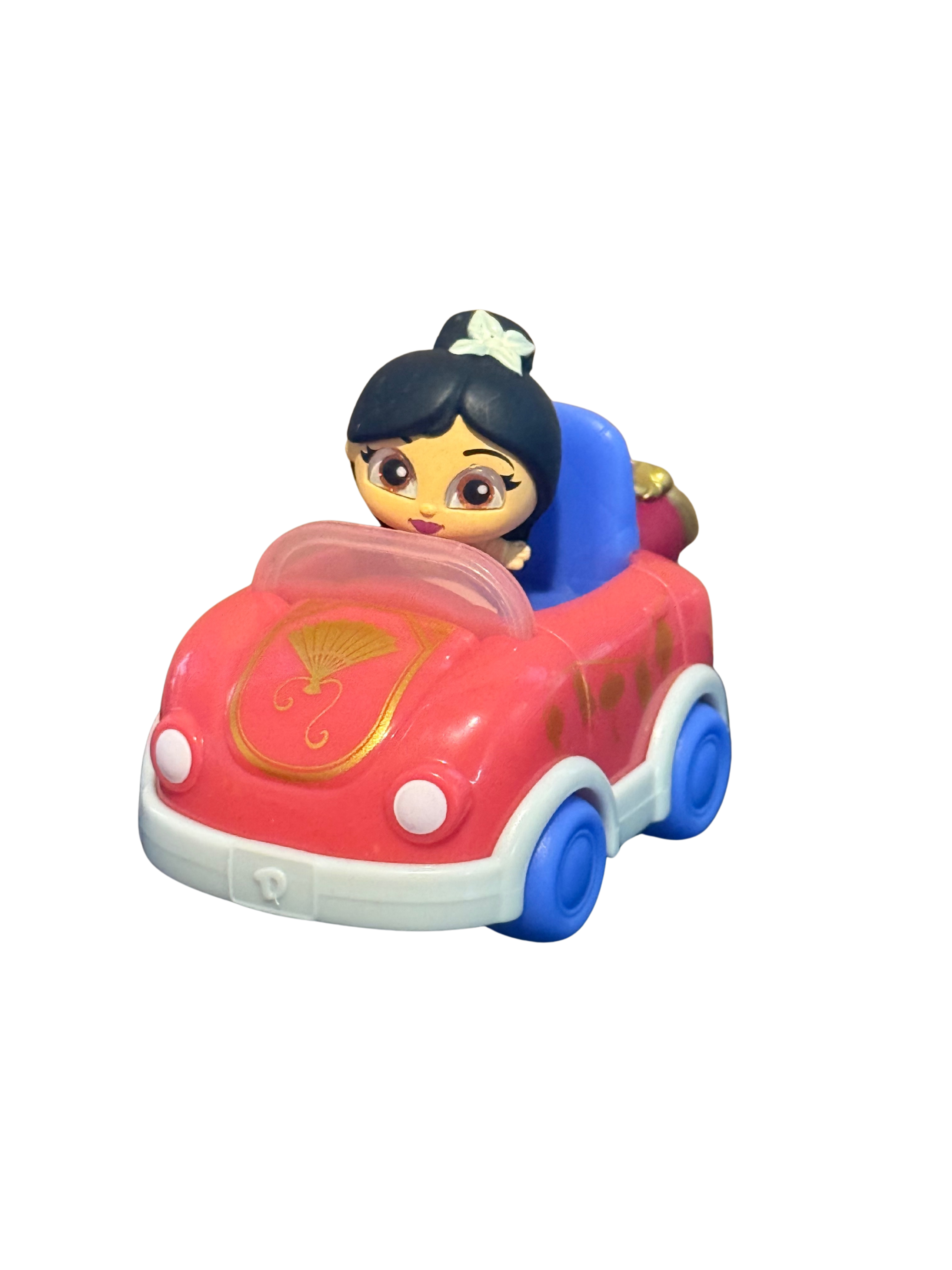 Mulan & Car, Pre-Owned Disney Doorables, Let's Go Vehicles