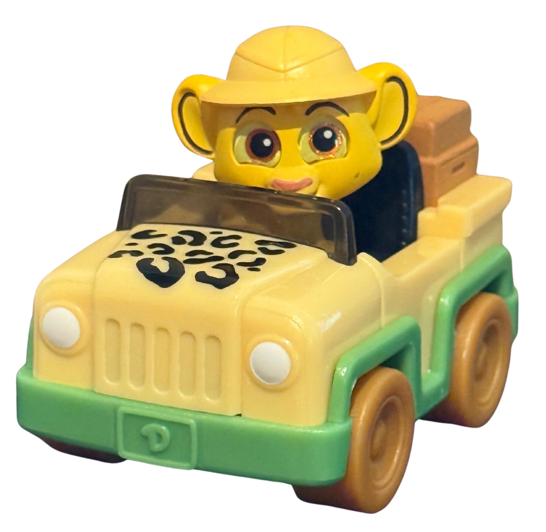 Simba & Jeep, Pre-Owned Disney Doorables, Let's Go Vehicles