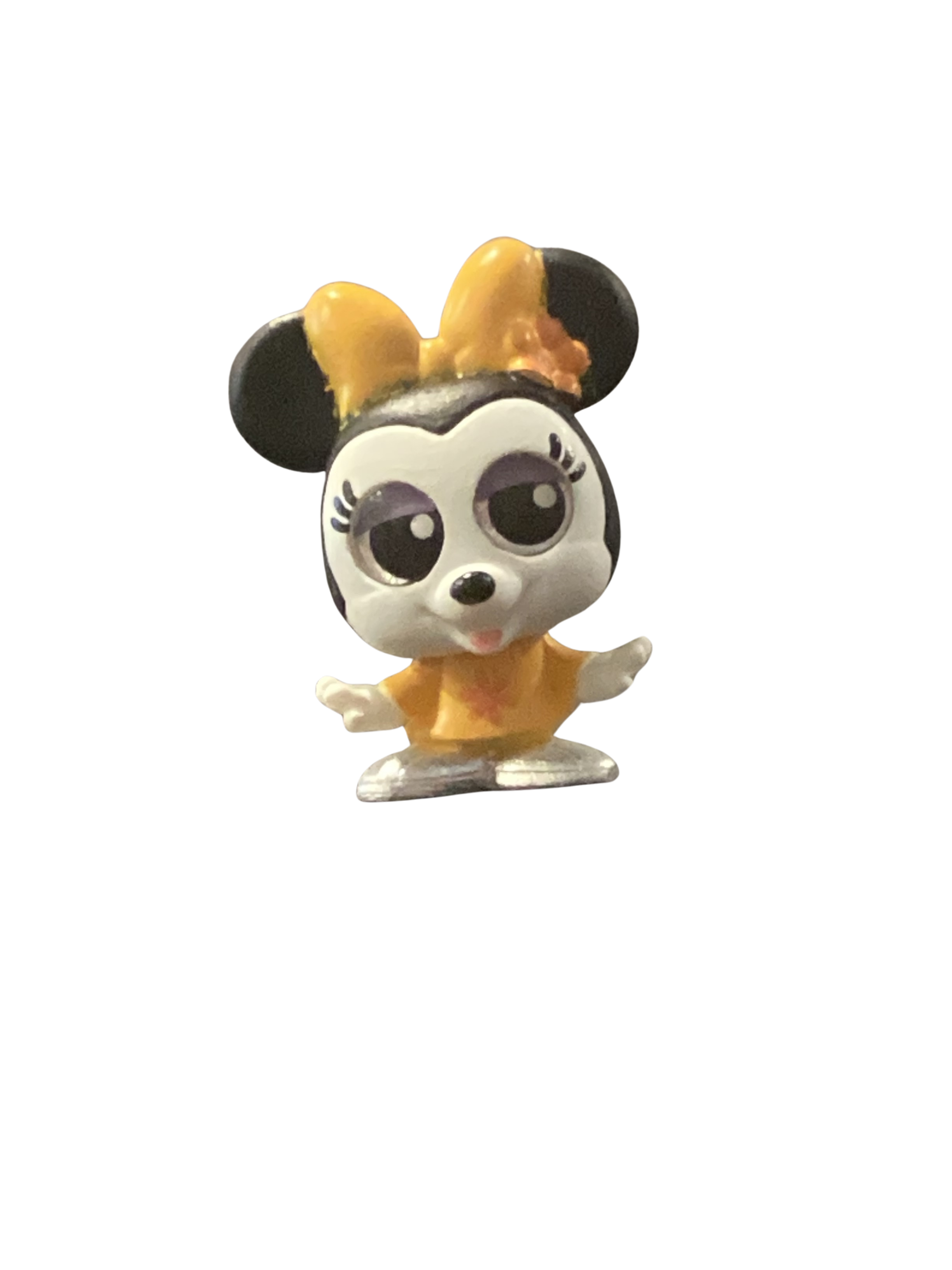 Minnie 70's (Yellow Dress), Pre-Owned Disney Doorables, Series 9