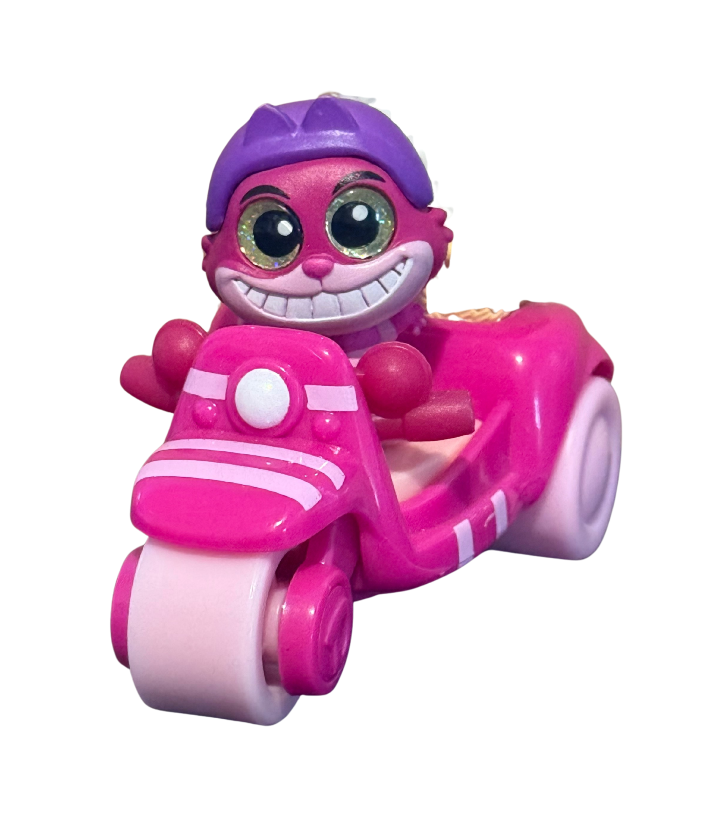 Cheshire & Scooter, Pre-Owned Disney Doorables, Let's Go Vehicles